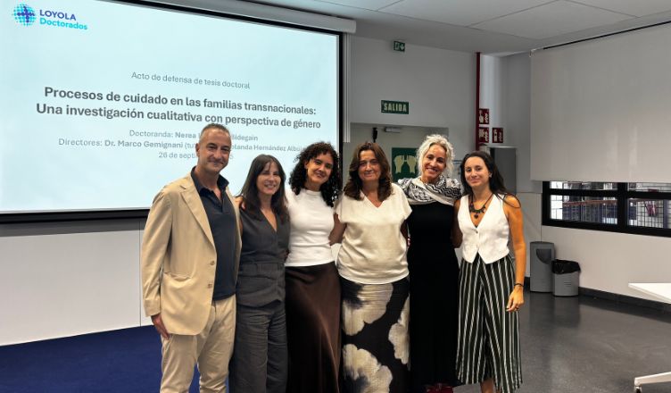 Una tesis doctoral en la Universidad Loyola analiza los procesos de cuidado en las familias transnacionales desde una perspectiva de género